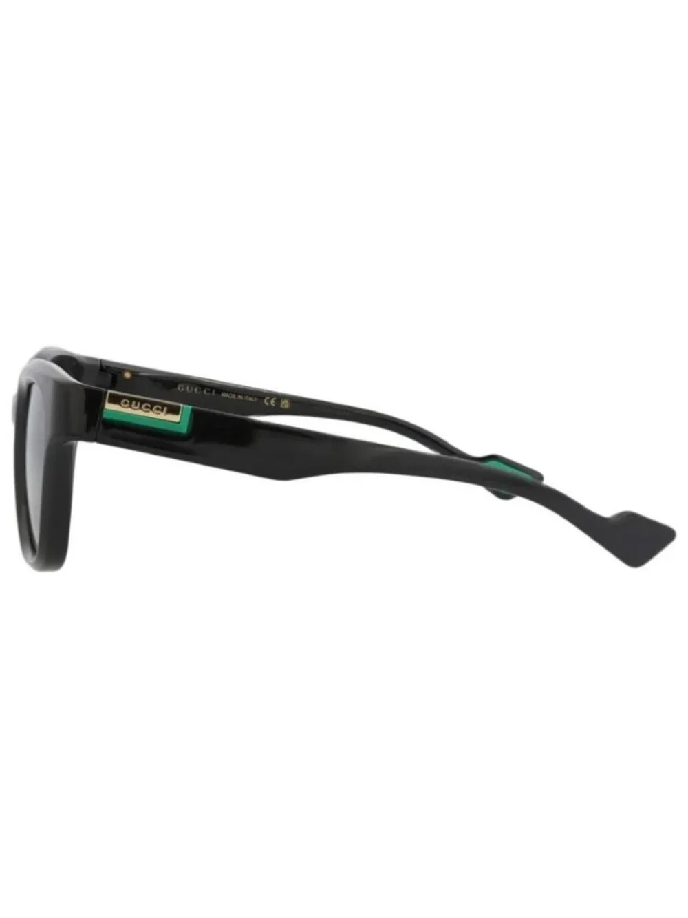 New Gucci Mens Square/Rectangle Black Black Grey Fashion Designer Sunglasses